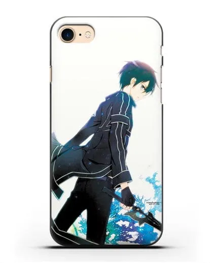 Чехол аниме Мастера меча онлайн - Кирито силиконовый для iPhone 8