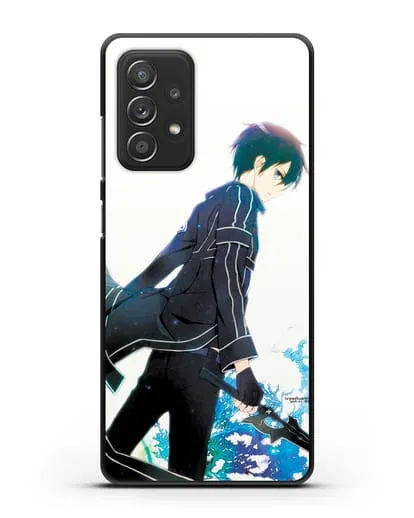 Чехол аниме Мастера меча онлайн - Кирито силиконовый для Samsung Galaxy A53