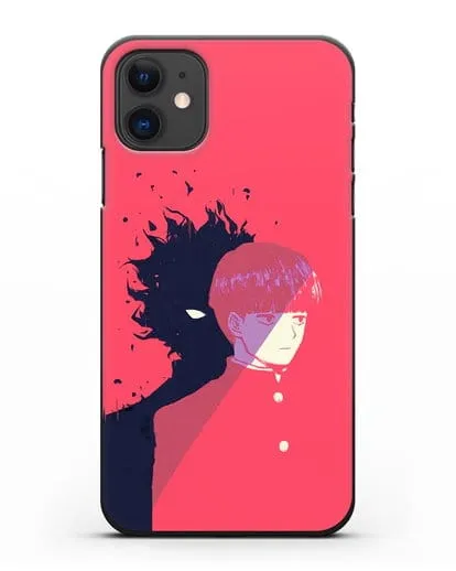 Чехол аниме Моб психо 100 - Сила Моба силиконовый для iPhone 11