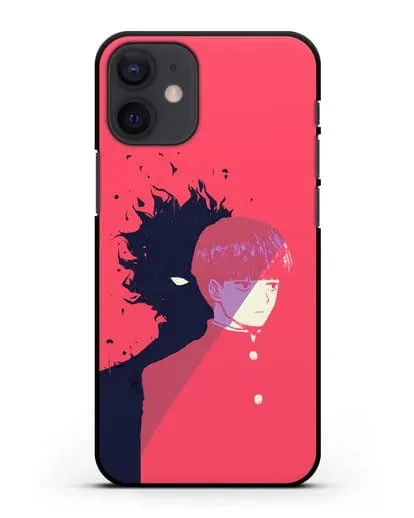 Чехол аниме Моб психо 100 - Сила Моба силиконовый для iPhone 12 mini