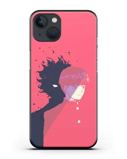 Чехол аниме Моб психо 100 - Сила Моба силиконовый для iPhone 13