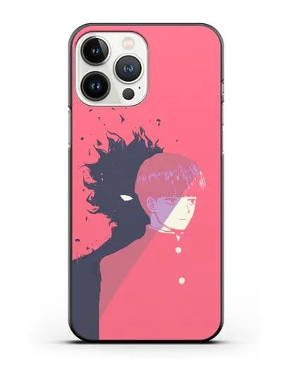 Чехол аниме Моб психо 100 - Сила Моба силиконовый для iPhone 13 Pro Max