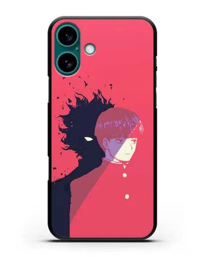 Чехол аниме Моб психо 100 - Сила Моба силиконовый для iPhone 16 Plus