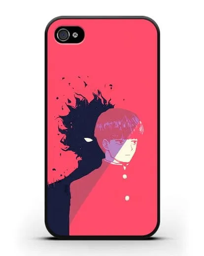 Чехол аниме Моб психо 100 - Сила Моба силиконовый для iPhone 4/4s