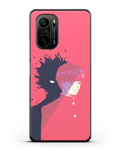 Чехол аниме Моб психо 100 - Сила Моба силиконовый для Xiaomi Poco F3 Pro