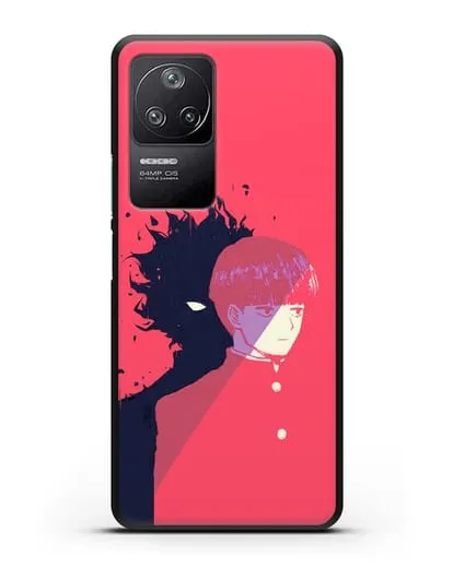 Чехол аниме Моб психо 100 - Сила Моба силиконовый для Xiaomi Poco F4