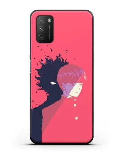 Чехол аниме Моб психо 100 - Сила Моба силиконовый для Xiaomi Poco M3