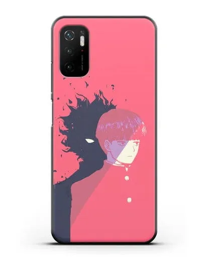 Чехол аниме Моб психо 100 - Сила Моба силиконовый для Xiaomi Poco M3 Pro