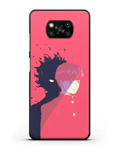 Чехол аниме Моб психо 100 - Сила Моба силиконовый для Xiaomi Poco X3