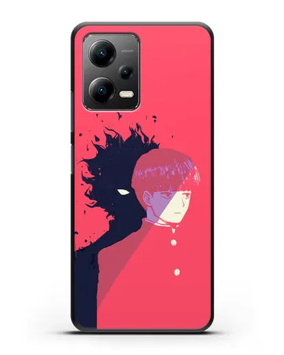 Чехол аниме Моб психо 100 - Сила Моба силиконовый для Xiaomi Poco X5