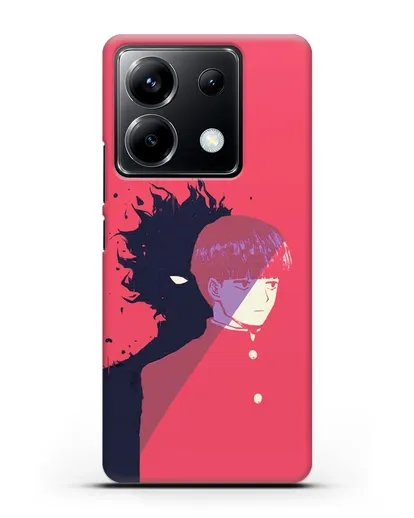 Чехол аниме Моб психо 100 - Сила Моба силиконовый для Xiaomi Poco X6