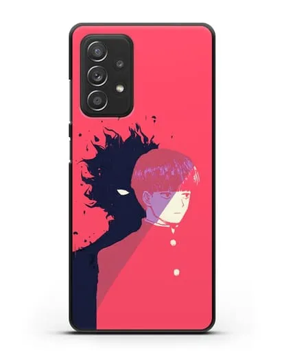 Чехол аниме Моб психо 100 - Сила Моба силиконовый для Samsung Galaxy A53