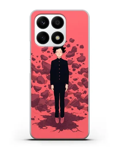 Чехол аниме Моб психо 100 - Телекинез Моба силиконовый для Honor X8a