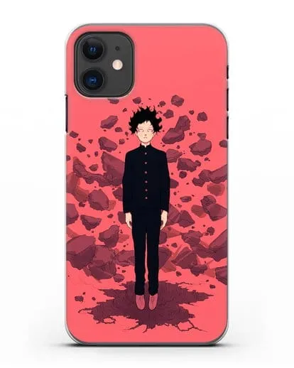 Чехол аниме Моб психо 100 - Телекинез Моба силиконовый для iPhone 11