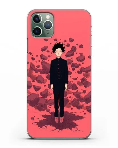 Чехол аниме Моб психо 100 - Телекинез Моба силиконовый для iPhone 11 Pro Max