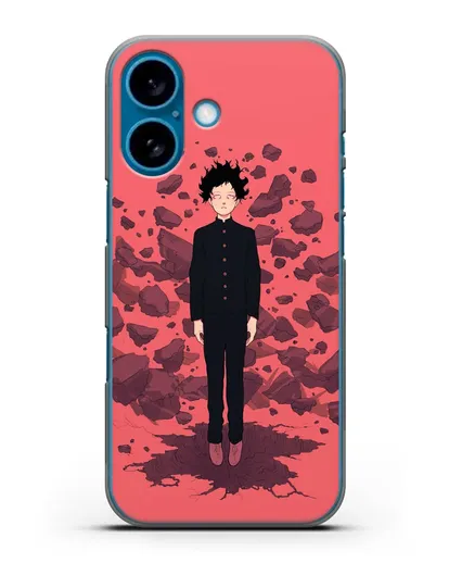 Чехол аниме Моб психо 100 - Телекинез Моба силиконовый для iPhone 16