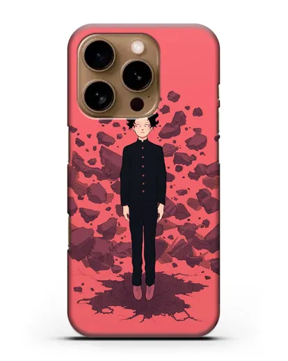 Чехол аниме Моб психо 100 - Телекинез Моба силиконовый для iPhone 16 Pro