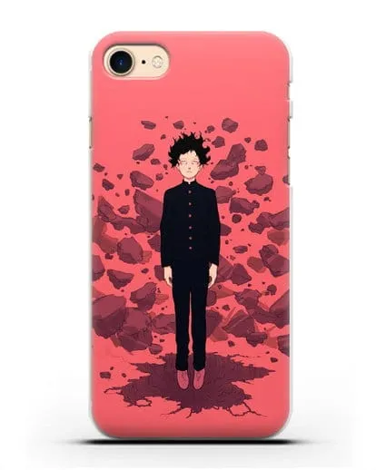 Чехол аниме Моб психо 100 - Телекинез Моба силиконовый для iPhone 8