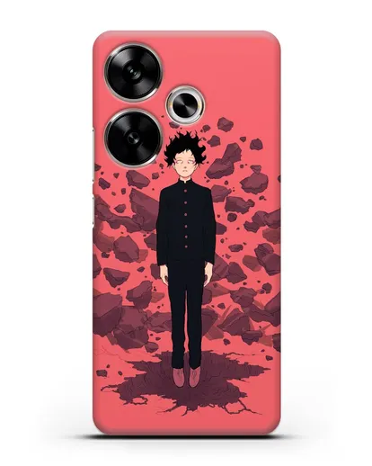 Чехол аниме Моб психо 100 - Телекинез Моба силиконовый для Xiaomi Poco F6