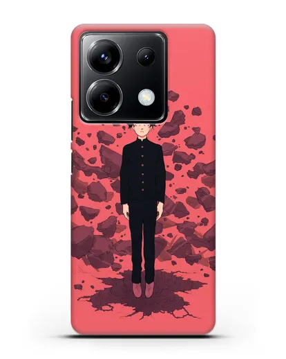 Чехол аниме Моб психо 100 - Телекинез Моба силиконовый для Xiaomi Poco X6