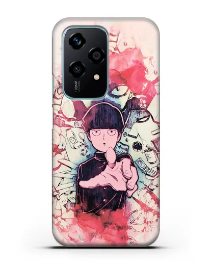 Чехол аниме Моб психо 100 - Моб-эспер силиконовый для Honor 200 Lite