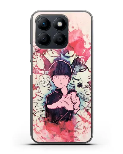 Чехол аниме Моб психо 100 - Моб-эспер силиконовый для Honor X8b