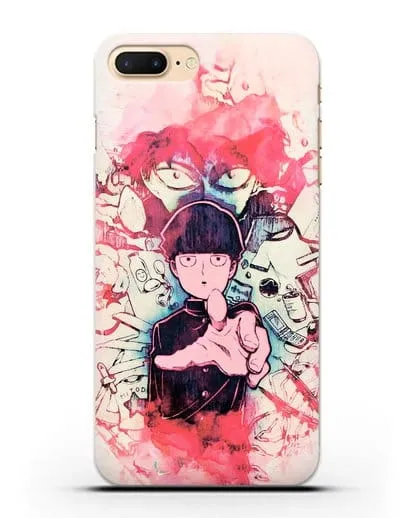 Чехол аниме Моб психо 100 - Моб-эспер силиконовый для iPhone 7 Plus