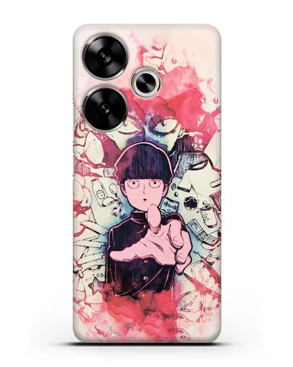 Чехол аниме Моб психо 100 - Моб-эспер силиконовый для Xiaomi Poco F6