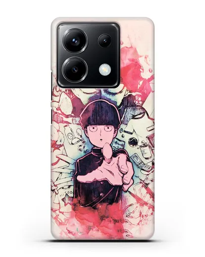 Чехол аниме Моб психо 100 - Моб-эспер силиконовый для Xiaomi Poco X6