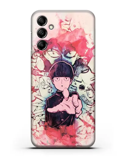 Чехол аниме Моб психо 100 - Моб-эспер силиконовый для Samsung Galaxy A14 [SM-A145]