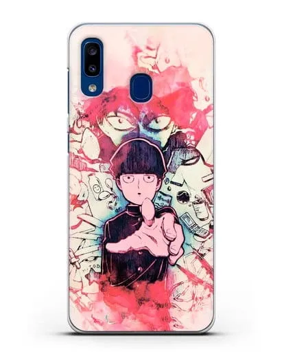 Чехол аниме Моб психо 100 - Моб-эспер силиконовый для Samsung Galaxy A20 [SM-A205FN]