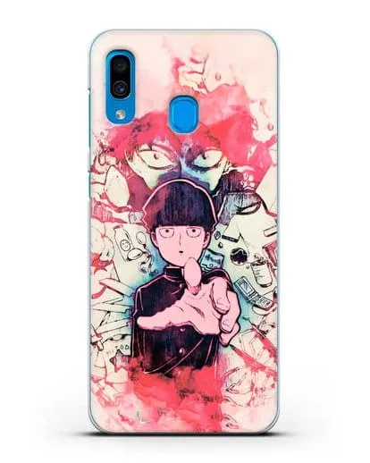 Чехол аниме Моб психо 100 - Моб-эспер силиконовый для Samsung Galaxy A30 [SM-A305FN]