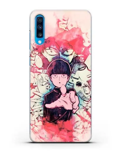 Чехол аниме Моб психо 100 - Моб-эспер силиконовый для Samsung Galaxy A70 [SM-A705F]
