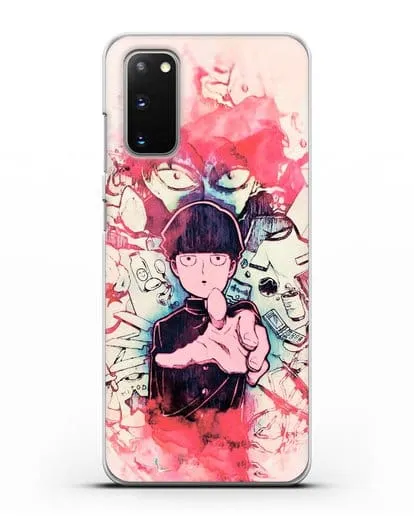 Чехол аниме Моб психо 100 - Моб-эспер силиконовый для Samsung Galaxy S20 [SM-G980F]