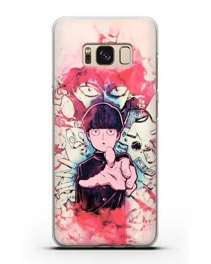 Чехол аниме Моб психо 100 - Моб-эспер силиконовый для Samsung Galaxy S8 Plus [SM-G955F]
