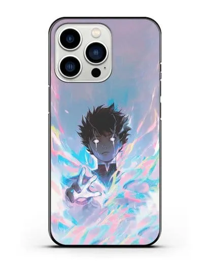 Чехол аниме Моб психо 100 - Моб 100% силиконовый для iPhone 13 Pro