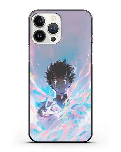 Чехол аниме Моб психо 100 - Моб 100% силиконовый для iPhone 13 Pro Max