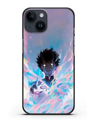 Чехол аниме Моб психо 100 - Моб 100% силиконовый для iPhone 14