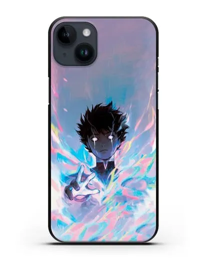 Чехол аниме Моб психо 100 - Моб 100% силиконовый для iPhone 14 Plus