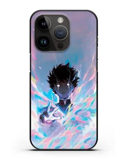 Чехол аниме Моб психо 100 - Моб 100% силиконовый для iPhone 14 Pro