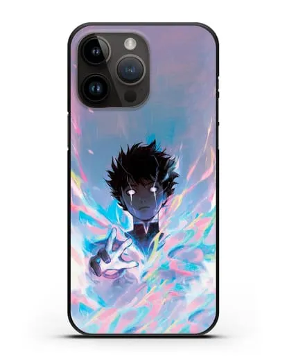 Чехол аниме Моб психо 100 - Моб 100% силиконовый для iPhone 14 Pro Max