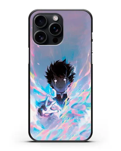 Чехол аниме Моб психо 100 - Моб 100% силиконовый для iPhone 15 Pro Max