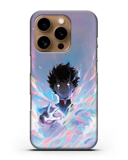 Чехол аниме Моб психо 100 - Моб 100% силиконовый для iPhone 16 Pro