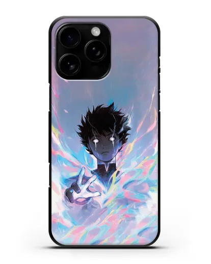 Чехол аниме Моб психо 100 - Моб 100% силиконовый для iPhone 16 Pro Max