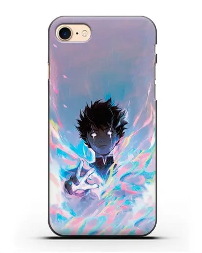 Чехол аниме Моб психо 100 - Моб 100% силиконовый для iPhone 8