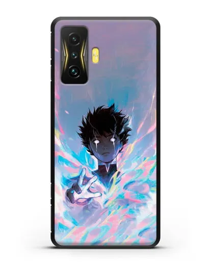 Чехол аниме Моб психо 100 - Моб 100% силиконовый для Xiaomi Poco F4 GT