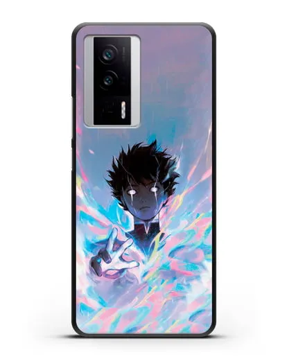 Чехол аниме Моб психо 100 - Моб 100% силиконовый для Xiaomi Poco F5 Pro