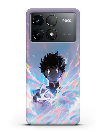 Чехол аниме Моб психо 100 - Моб 100% силиконовый для Xiaomi Poco F6 Pro
