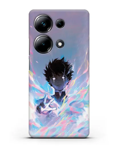 Чехол аниме Моб психо 100 - Моб 100% силиконовый для Xiaomi Poco M6 Pro