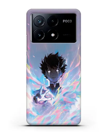 Чехол аниме Моб психо 100 - Моб 100% силиконовый для Xiaomi Poco X6 Pro